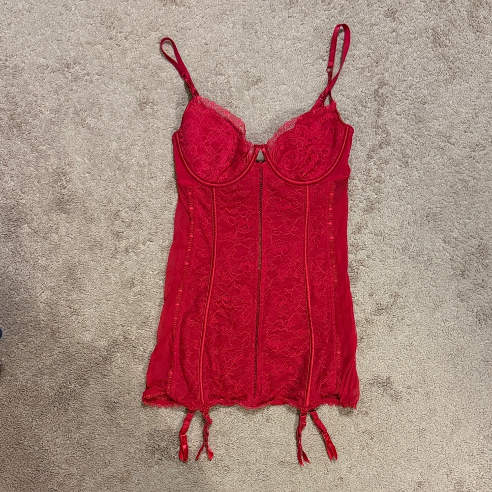 Red Lace lingerie